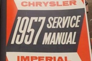 Verkstadsbok Chrysler och Imperial 1957