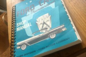 Shop Manual Ford car 1957