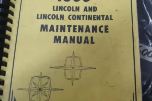 Lincoln continental 1960 verkstadsbok