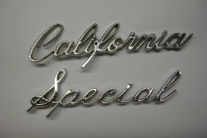 Nytt California special emblem